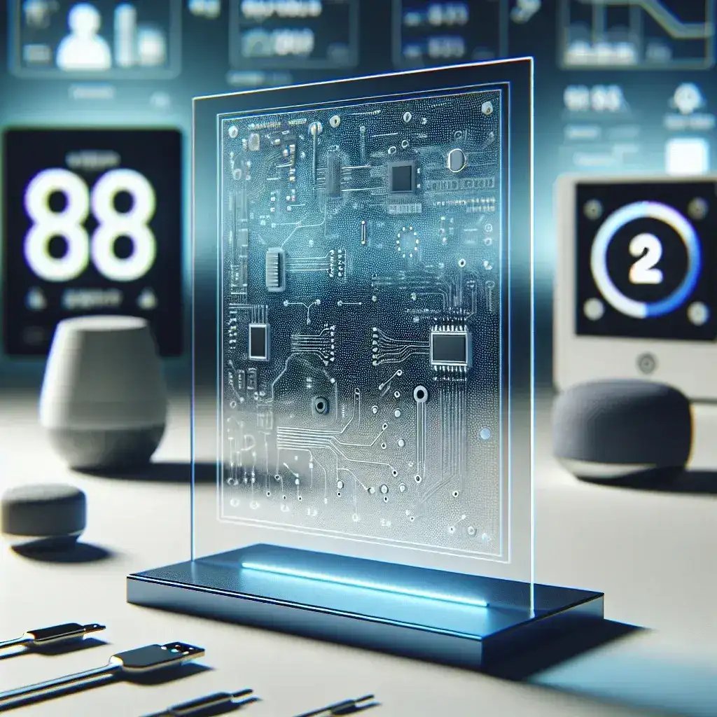 "Samsung Display memperkenalkan panel OLED transparan inovatif untuk perangkat rumah pintar, memperlihatkan teknologi mutakhir dan desain futuristik yang meningkatkan estetika dan fungsionalitas dalam ruang tinggal modern."