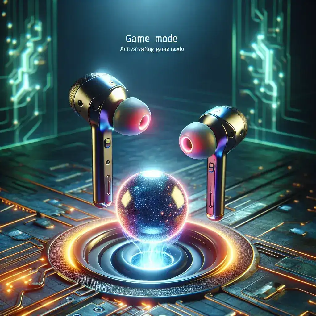 "Galaxy Buds dengan Mode Permainan aktif, menampilkan fitur audio yang meningkatkan pengalaman bermain game di perangkat mobile dalam artikel Panduan Lengkap."