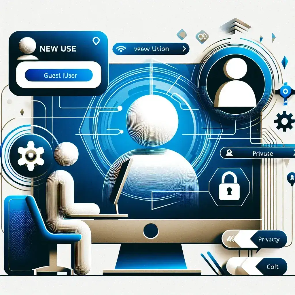 "Ilustrasi langkah-langkah mengatur akun tamu di komputer dengan panduan lengkap untuk pengguna baru di artikel Cara Mengatur Akun Tamu di Komputer."